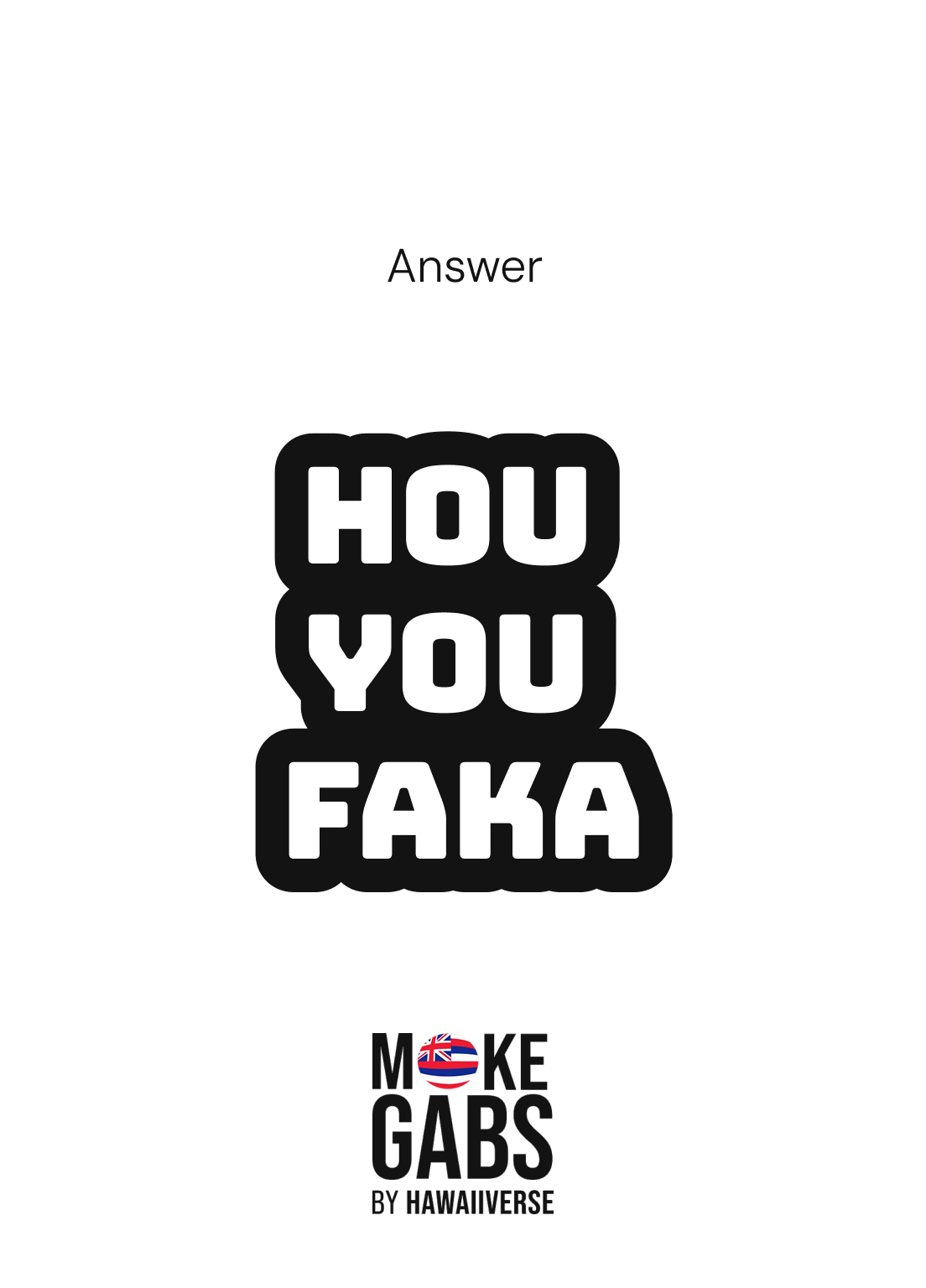 hou you fake